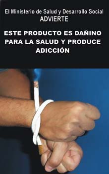 Venezuela 2004 Addiction - hand tied by cigarette